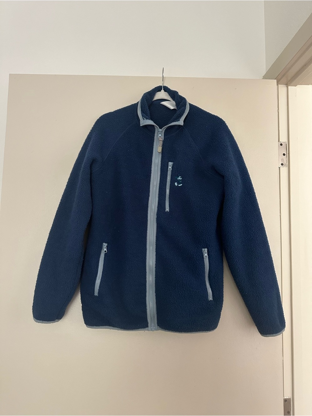 Disney Navy Blue Sherpa Fleece Jacket